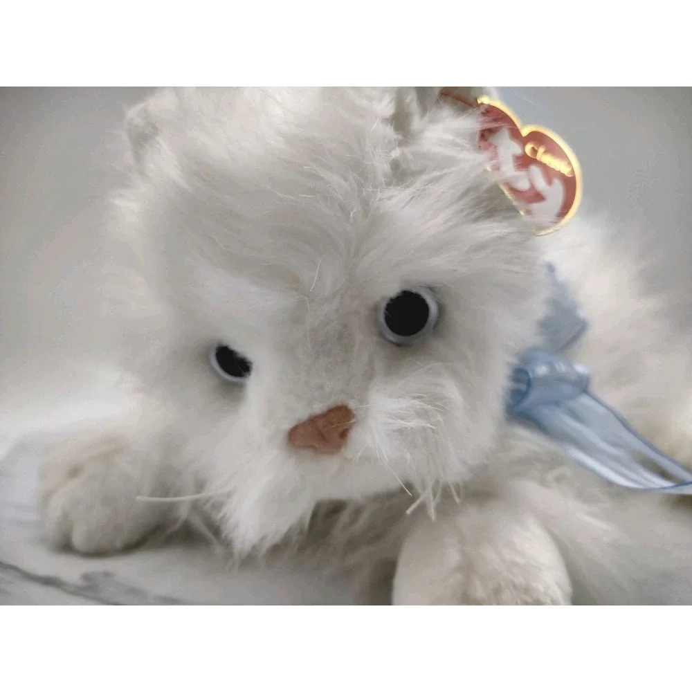Ty Classic SUGAR White Persian Cat 12